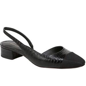 Veronica Beard Black Slingback Shoes